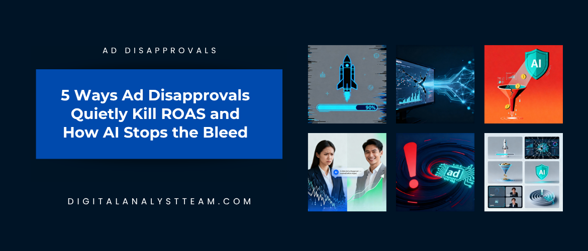 5 Ways Ad Disapprovals Quietly Kill ROAS and How AI Stops the Bleed