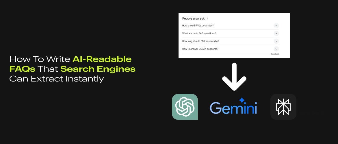 How to Write AI-Readable FAQs That Search Engines Can Extract Instantly